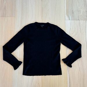 Halogen Black Long Sleeve Sweater Size Small